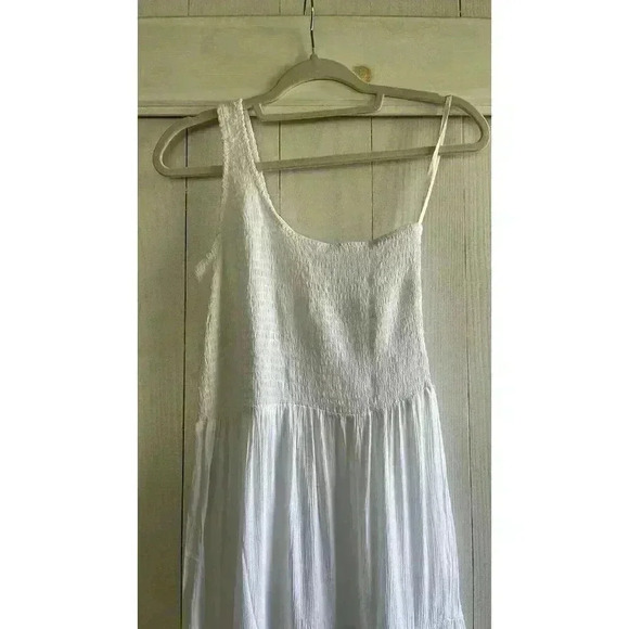 BECCA by Rebecca Virtue Ponza Smocked One Shoulder Cover Up Dress - Picture 4 of 6